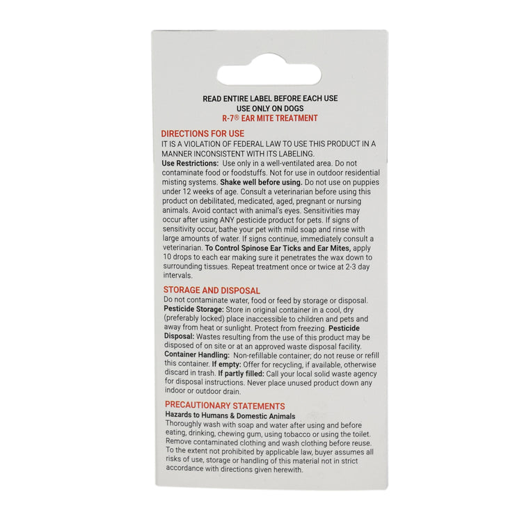 Ear Mite Treatment Kit for Dogs