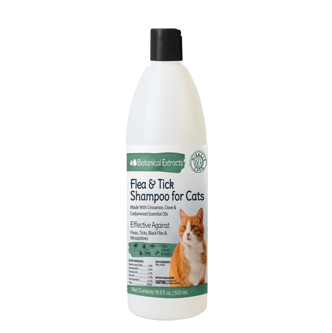 Botanical Extracts Flea Tick Shampoo for Cats Miracle Pet