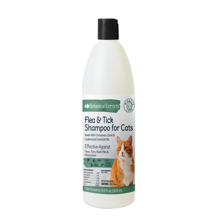 Botanical Extracts Flea & Tick Shampoo for Cats – BrightPet