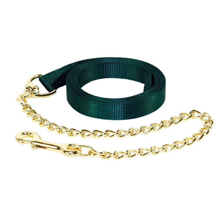 Nylon Lead Rope with Chain & Snap, Single Color - Lead - Hamilton - Miracle Corp