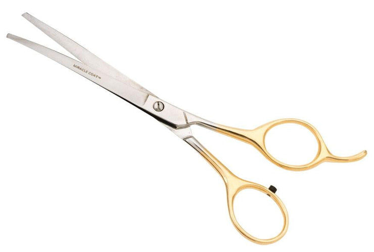 Curved Blunt Tip Shear for Horses - Shear - Miracle Coat - Miracle Corp