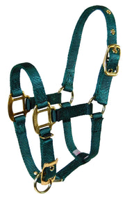 3/4" Deluxe Nylon Halters with Adjustable Chin Strap