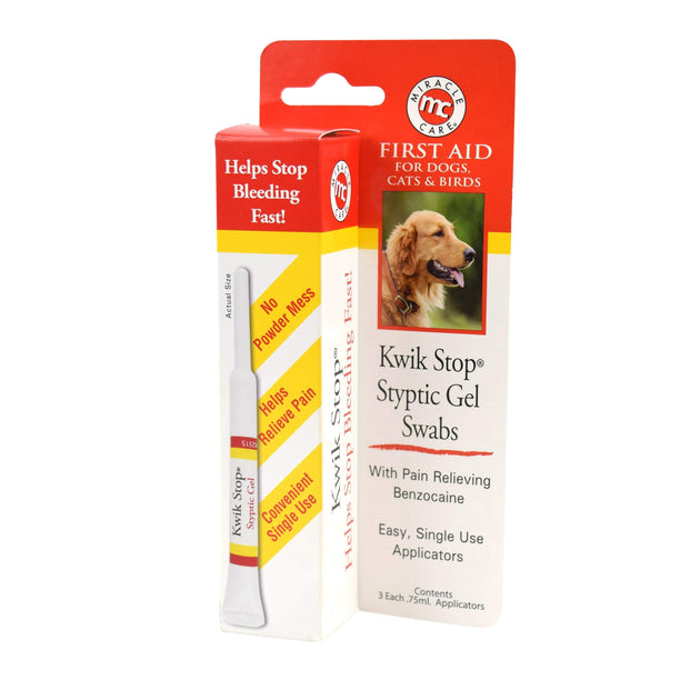 Kwik Stop Styptic Gel Swabs – BrightPet