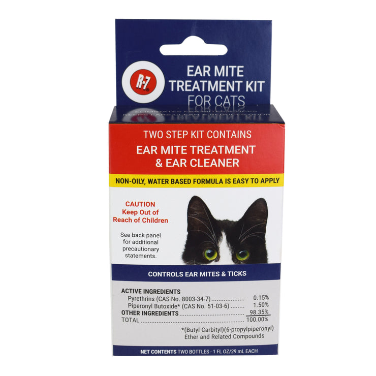 Ear Mite Treatment Kit for Cats
