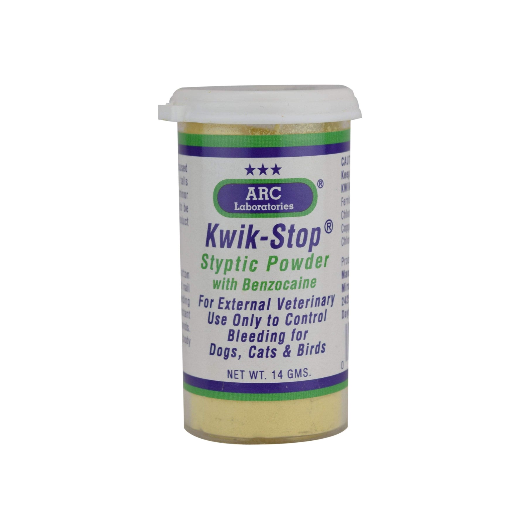 ARC Kwik Stop Styptic Powder – Miracle Pet