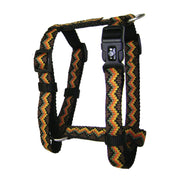 Comfort Weave Print Harnesses with Brushed Nickel