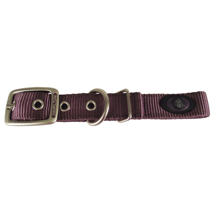 Double Thick Buckle Collars with Brushed Nickel Finish