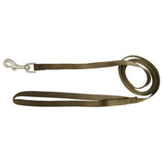 Single Thick 4' Leashes with Brushed Nickel Finish