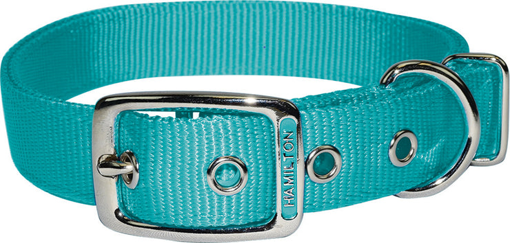 Classic Double Thick Buckle Collars, Large 18” - 24”