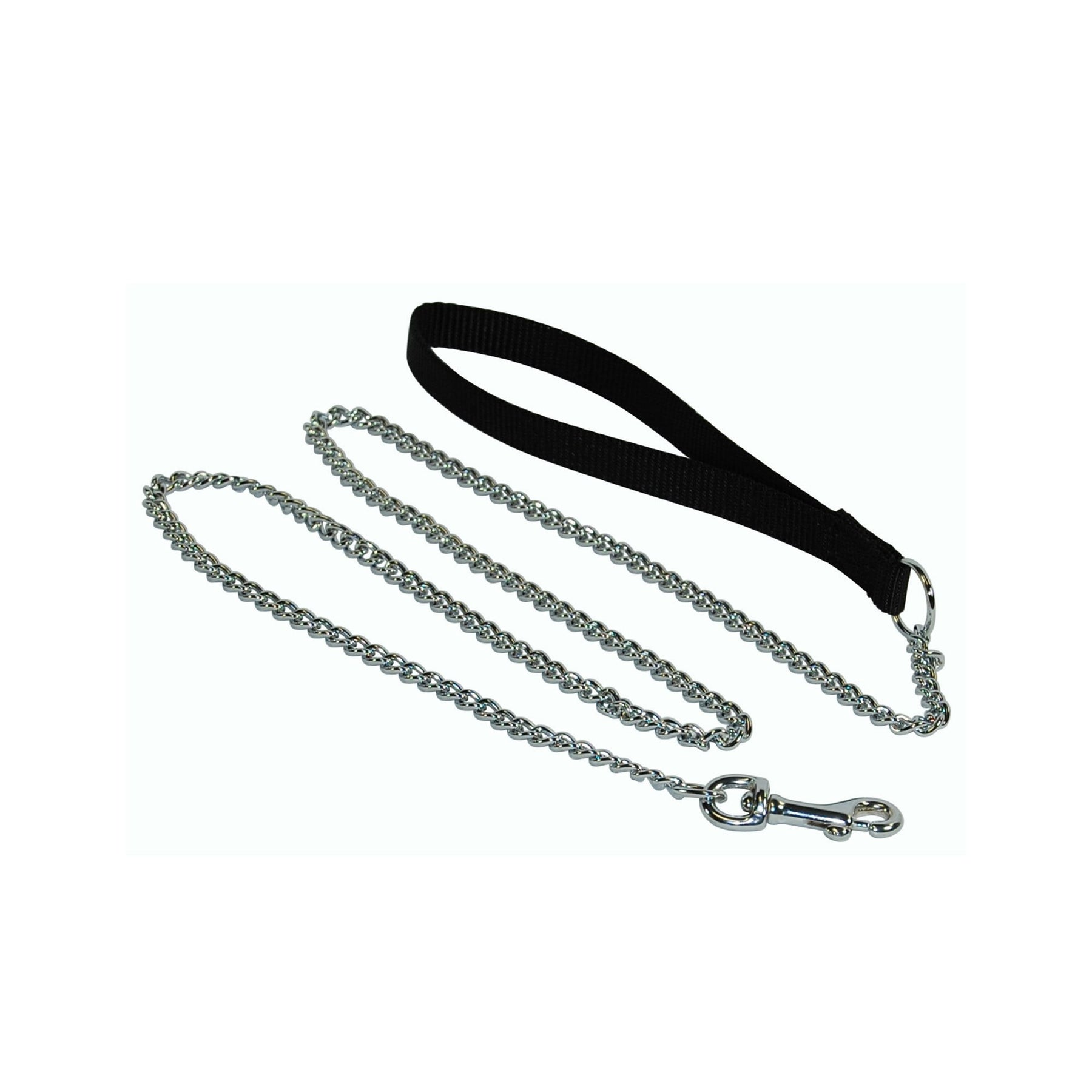 Chain Leash with Nylon Handle – BrightPet