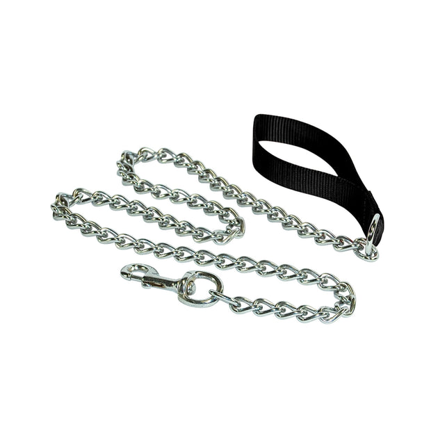 Chain Leash with Nylon Handle – BrightPet